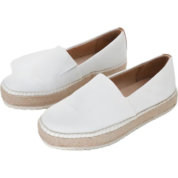 Dr. Scholl's Sunray White Canvas Espadrille Loafers Slip-On US 7M EU 37 - Picture 2 of 6